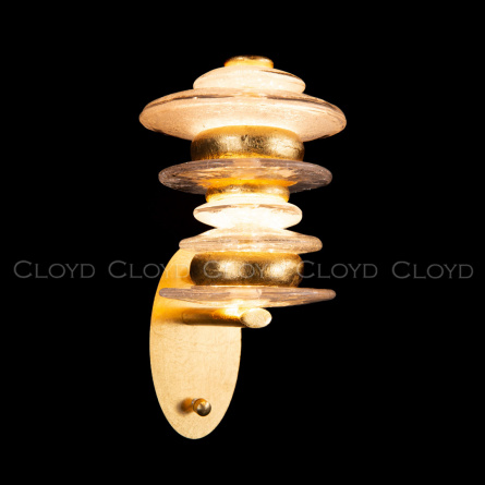 Бра Cloyd GEFEST W3 / выс. 30 см - золото сусальн. (арт.20124) фото 7