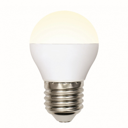 Лампочка светодиодная  LED-G45-6W/WW/E27/FR/MB PLM11WH картон фото 1