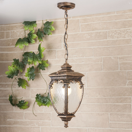 Уличный светильник подвесной Andromeda черное золото GLYF-8024H фото 1