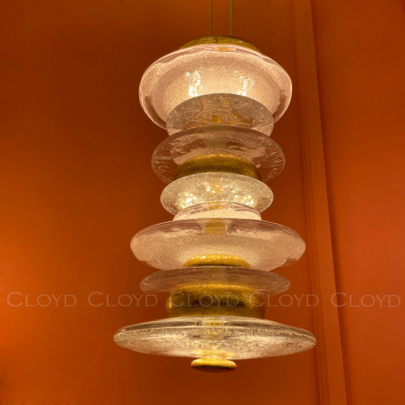 Подвесные светильники Cloyd GEFEST P3 / выс. 29 см - золото сусальн. (арт.10389) фото 3