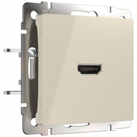 Розетка Встраиваемые механизмы слоновая кость W1186003 фото 1