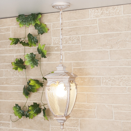 Уличный светильник подвесной Andromeda белое золото GLYF-8024H фото 1