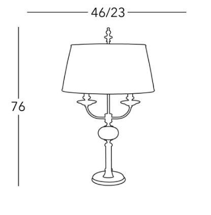 Настольная лампа Kolarz Ascot 0195.72.4 фото 5