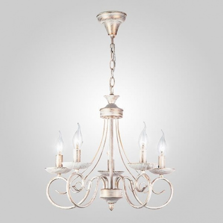 Подвесная люстра Provence 22404/5 белый с золотом фото 1