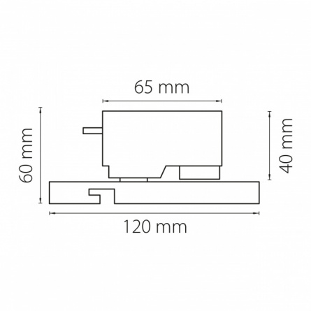 Трековое крепление Asta 592069 фото 2