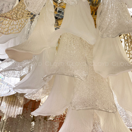 Люстра Cloyd WASABI C16 / Ø84 см - керамика - золото (арт.11327) фото 3