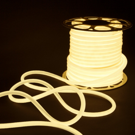 Гибкий неон LS 003 220V 9,6 IP67 Гибкий неон 220V 9,6W 144Led 2835 IP67 круглый дневной белый, 50 м фото 2