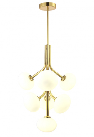 Люстра Crystal Lux ALICIA SP7 GOLD/WHITE фото 2