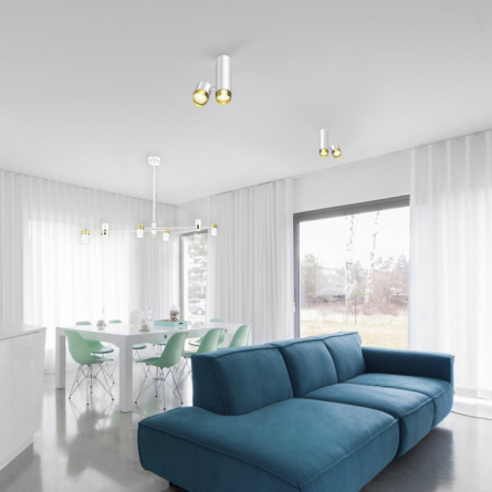 Спот Sauris LH8020/2C-WT-GD фото 2