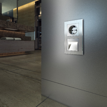 Подсветка для лестниц и ступеней Встраиваемые механизмы серебряные W1154206 фото 3