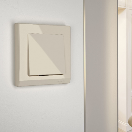 Выключатель Встраиваемые механизмы слоновая кость W1110003 фото 3