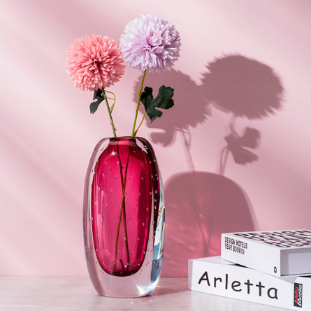 Мебель и интерьер/Вазы Cloyd ZANNY Vase / выс. 26 см - красн. стекло (арт.50047) фото 1