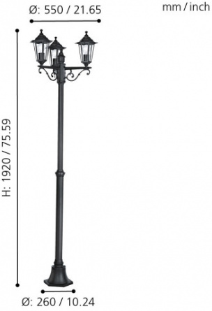 Наземный фонарь Laterna 4 22145 фото 3