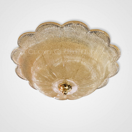 Потолочные светильники Cloyd OBELIA FM9 / Ø50 см - золото - желтое стекло (арт.11283) фото 1