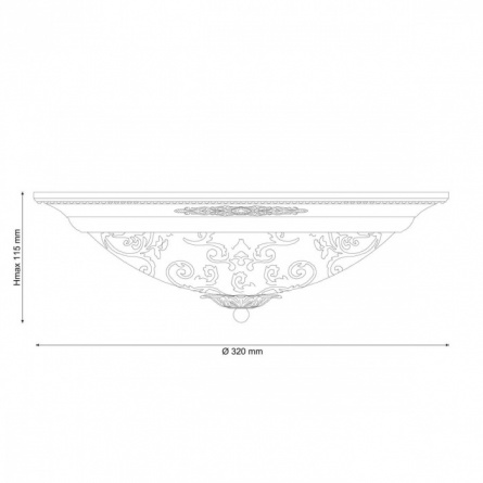 Потолочный светильник Lugo LUGO 142.2 R30 white фото 3