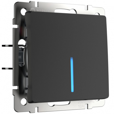 Выключатель Встраиваемые механизмы черные W1110108 фото 1