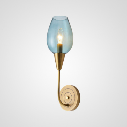 Настенный светильник VIOLA WALL 1 Blue фото 1