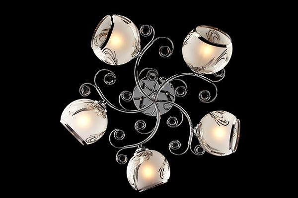 Потолочная люстра Delano 30031/5 хром фото 2