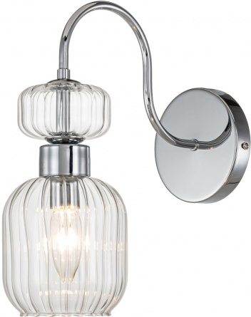 Бра Gloss 1141/1A Chrome/Clear фото 1