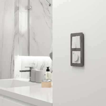 Терморегулятор Встраиваемые механизмы белые матовые W1151161 фото 2